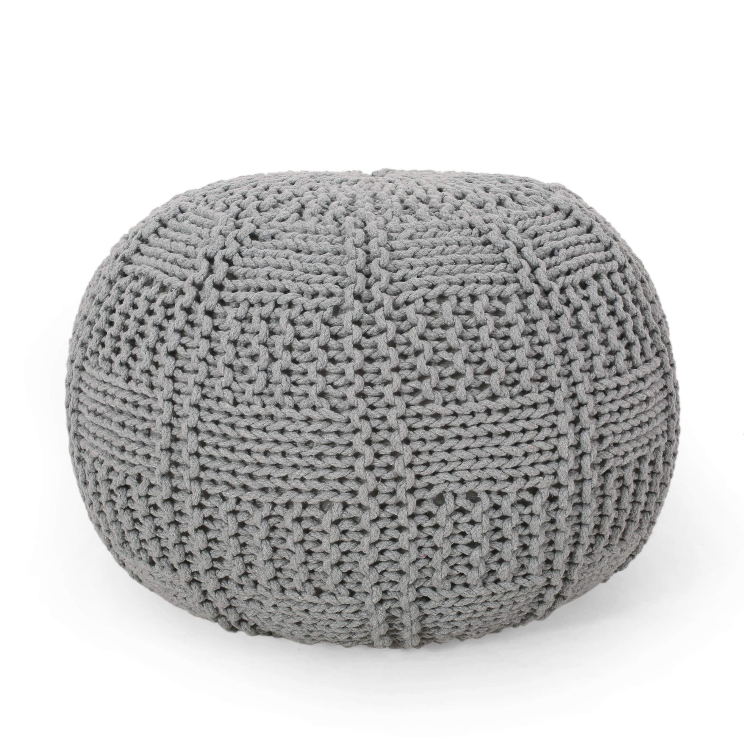 Hortense Pouf, Gray