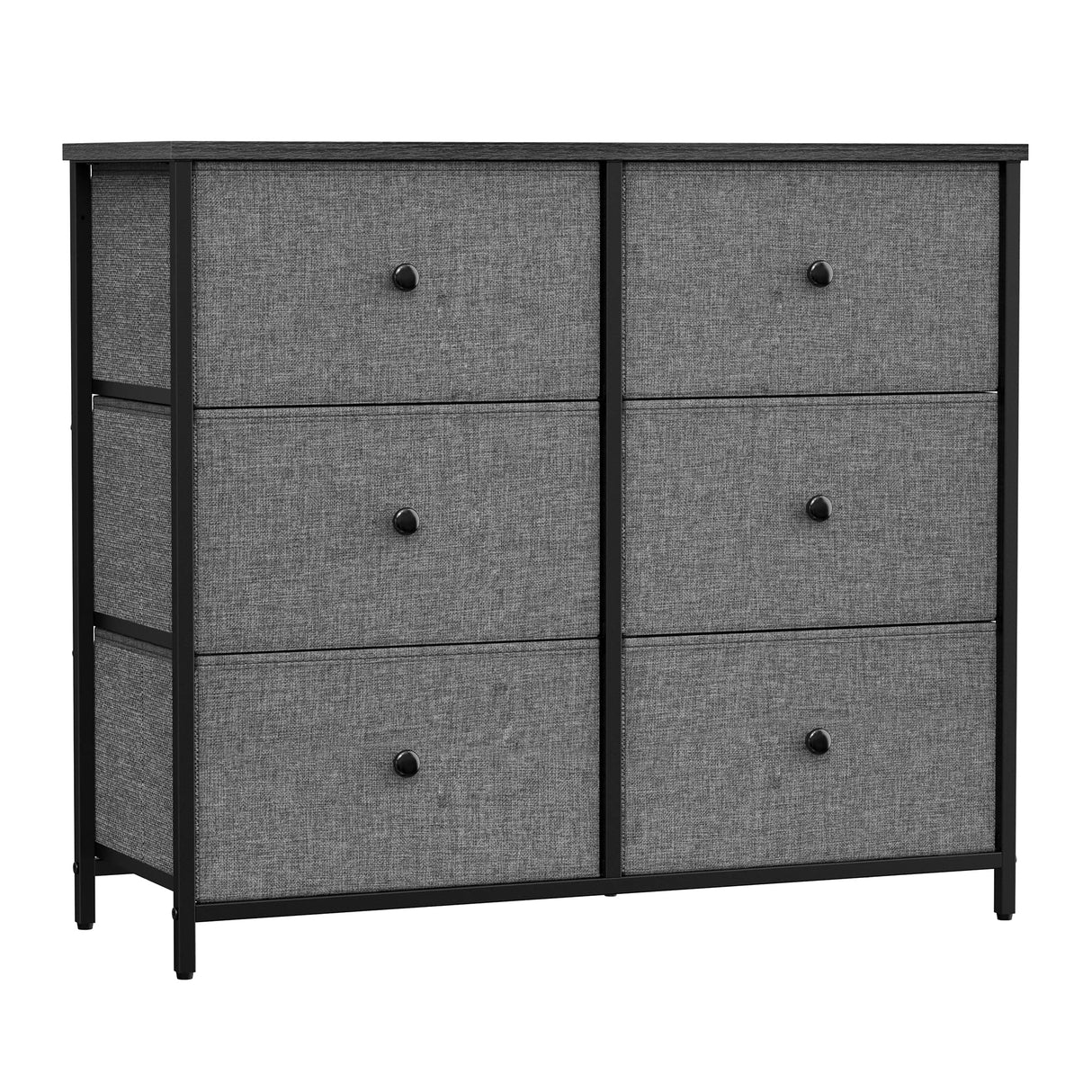 Dresser for Bedroom, Chest of Drawers, 6 Drawer Dresser