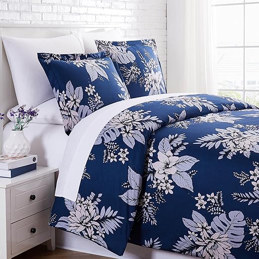 100% Cotton Duvet Cover King Size - Soft Duvet Cover King, 300 Thread Count