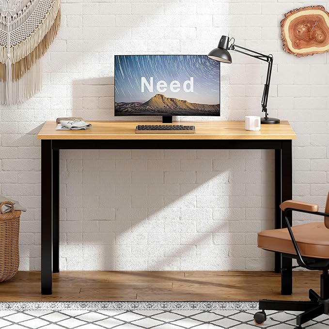 Small Computer Desk Writing Desk 39 3/8'' L Study Desk for Small Space Sturdy