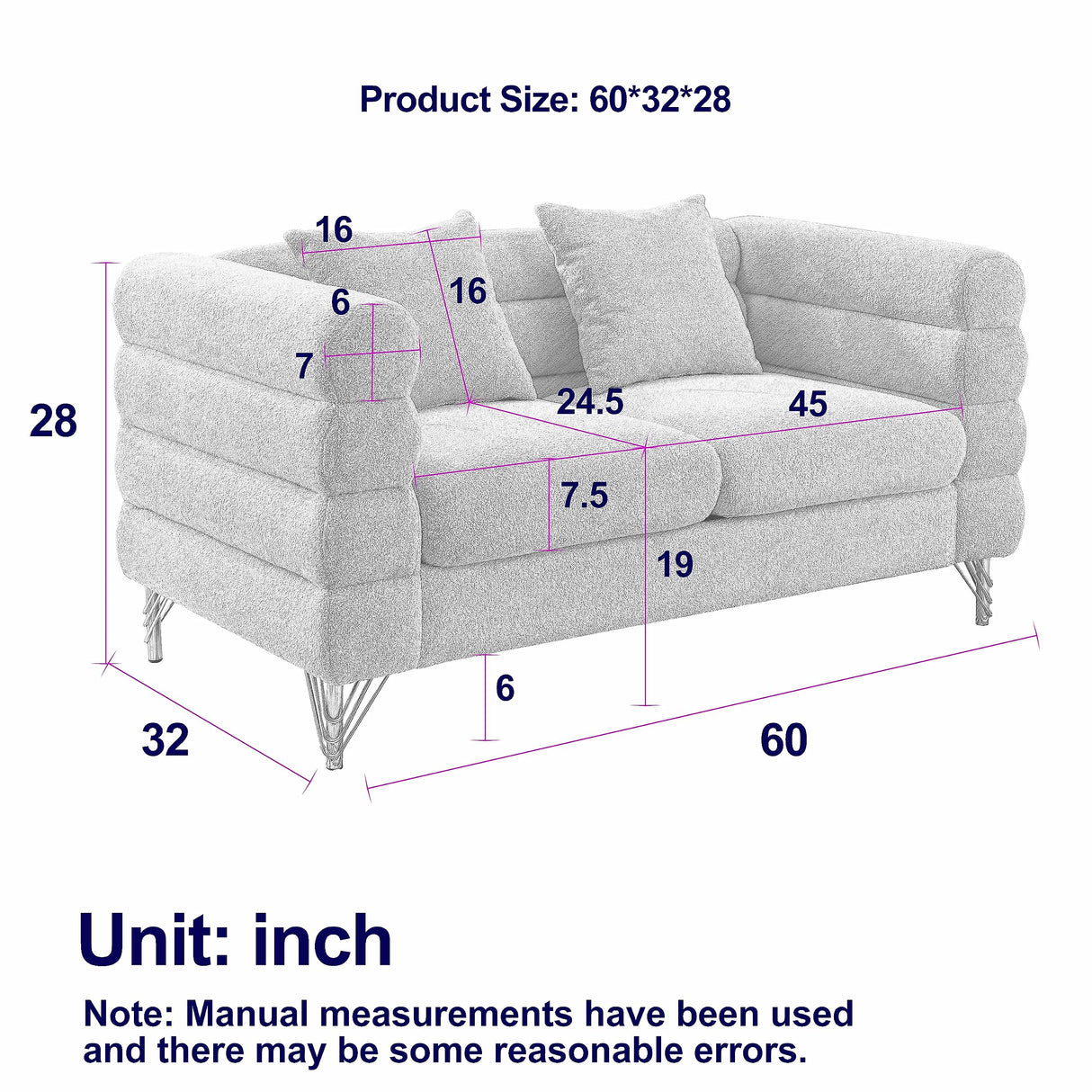 Comfy Bouclé Sofa Collection – Couch, Loveseat & Sets