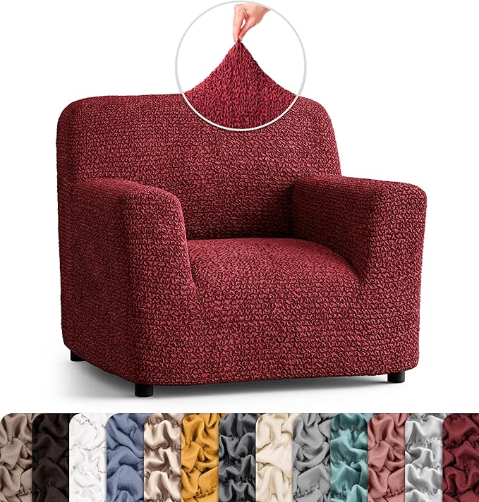 Loveseat Slipcover - Oversized Chair Cover - Stretch Couch Cover - Cushion Love Seat