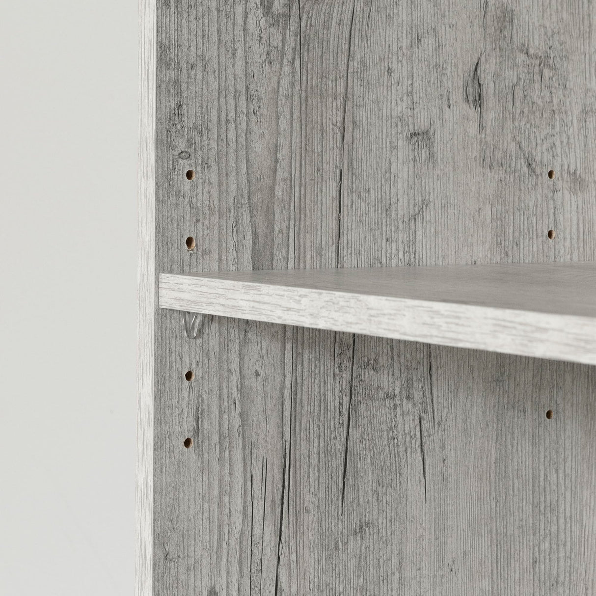 Axess 5-Shelf Narrow Bookcase Seaside Pine, Contemporary