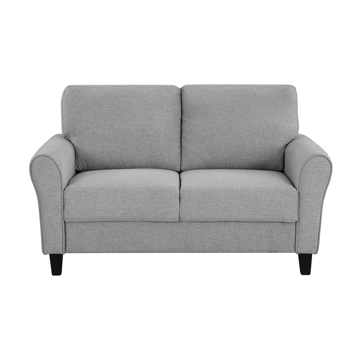 Eloise Living Room Loveseat, Dark Gray