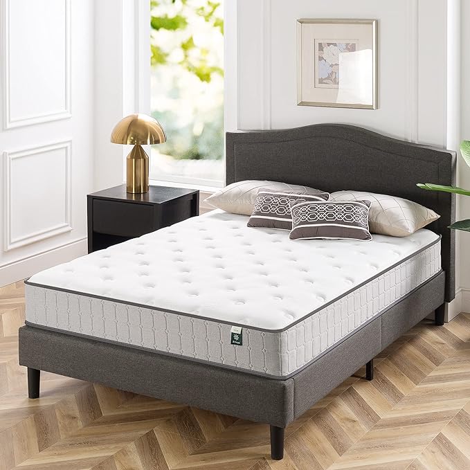 10 Inch Comfort Support Cooling Gel Hybrid Mattress, Queen, Tight Top Innerspring Mattress