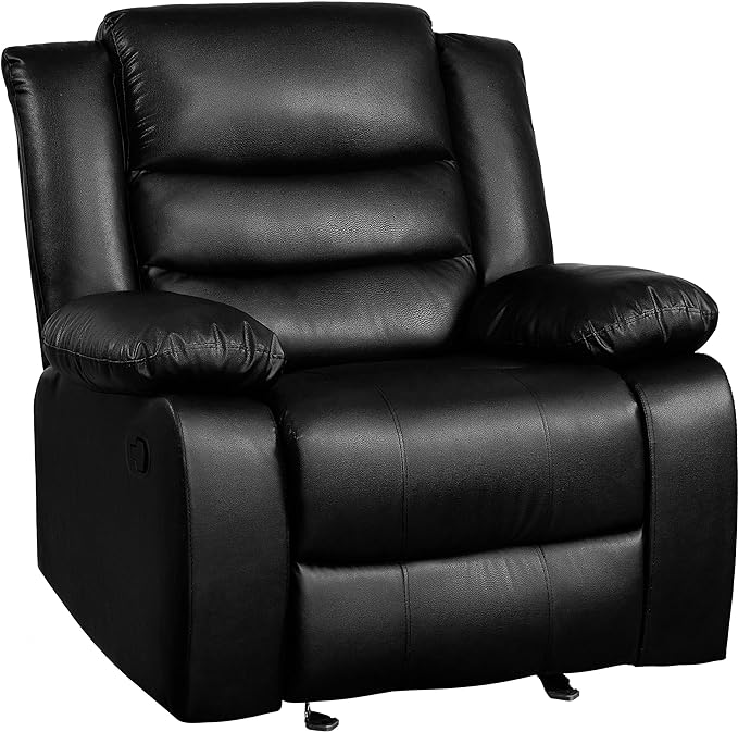 Oversized Rocker Recliner Chair - Comfy Wide Lazy Boy Recliner Chair