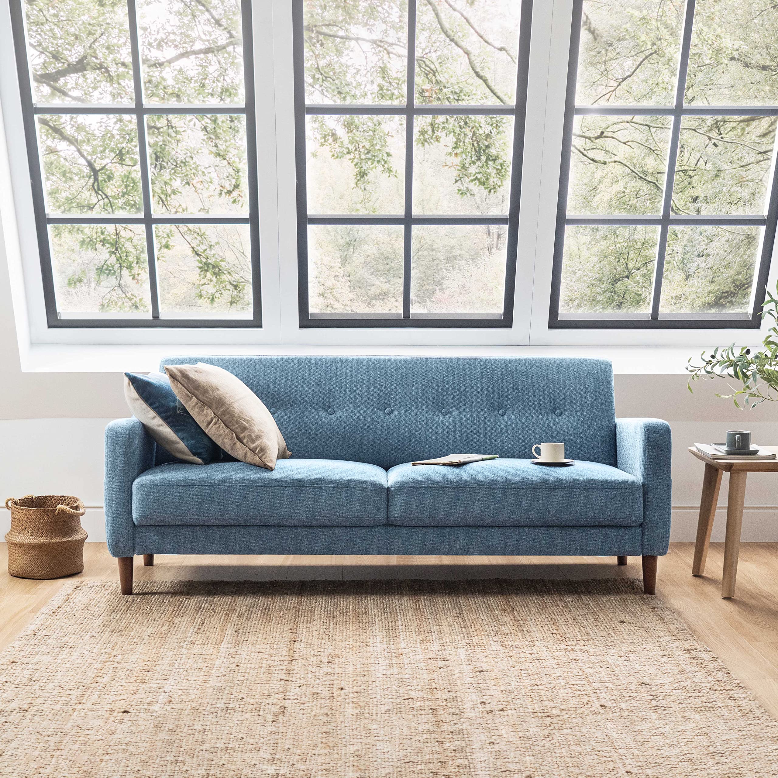 Adair Heather Blue Sofas, 0