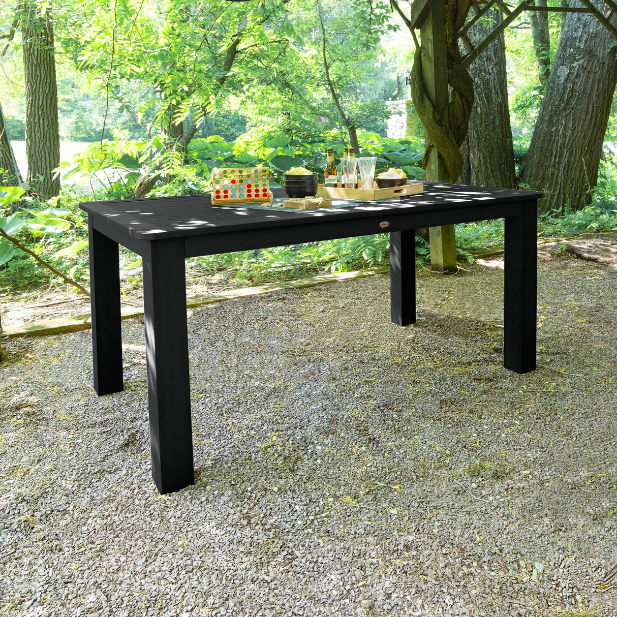 Weatherly 7pc Rectangular Dining Set 72" x 42", Black