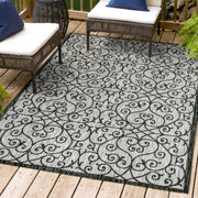 SMB107E-8 Madrid Vintage Filigree Textured Weave Indoor Outdoor Area