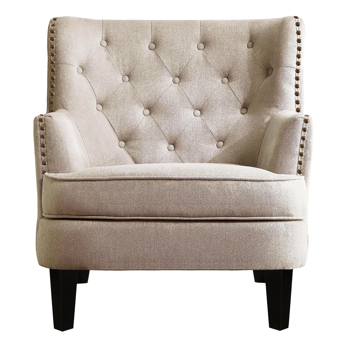 Atlas Accent Chair Mid-Century Modern Chair Upholstered Lounge Arm Chair Cozy