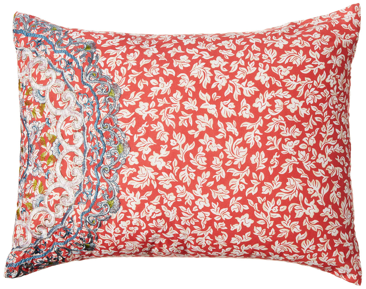 Amrita Medallion Comforter Set, Twin, Coral