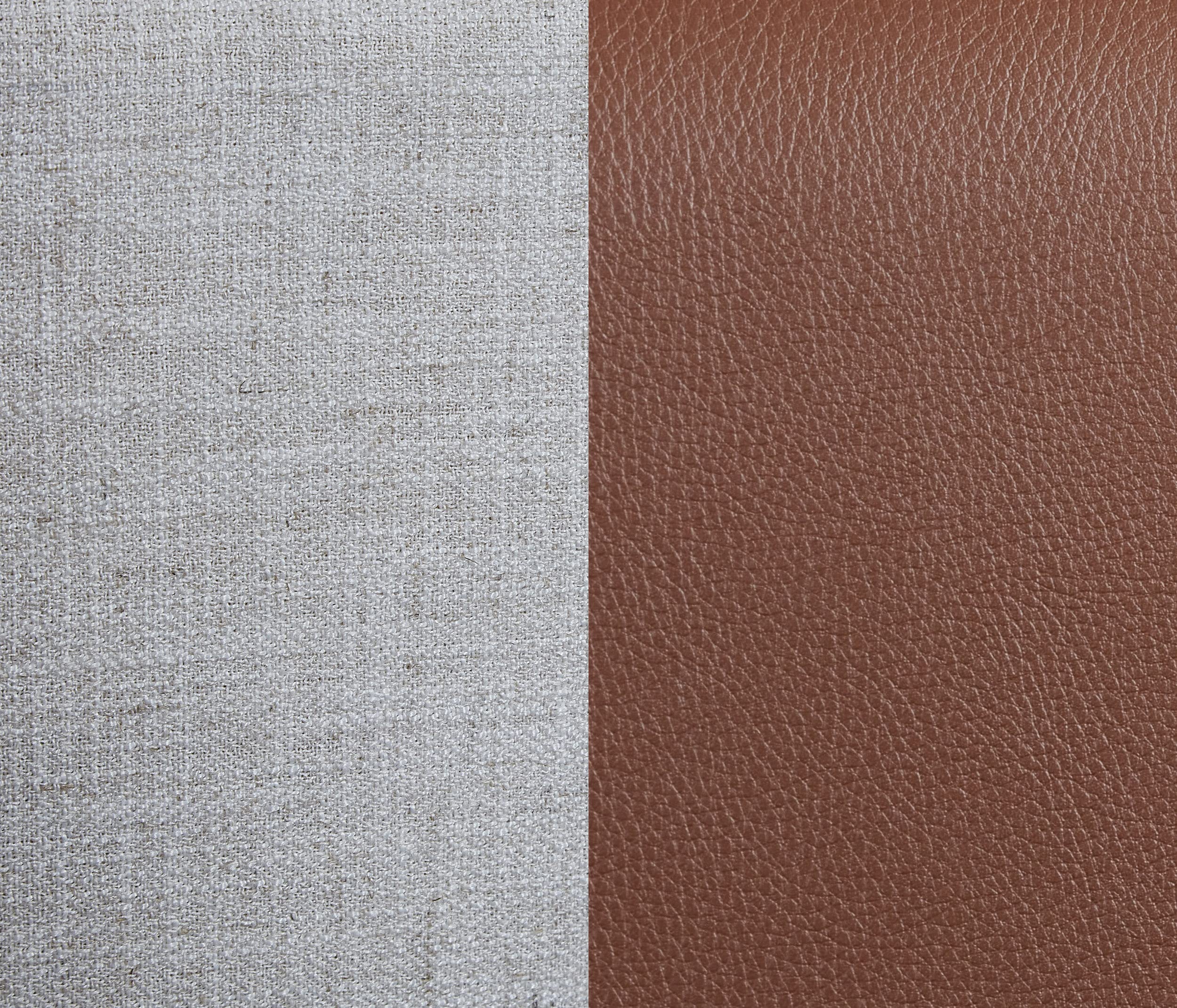 Blake Collection Modern | Contemporary Twin Bed with Soft Brown Vegan Leather, Rich