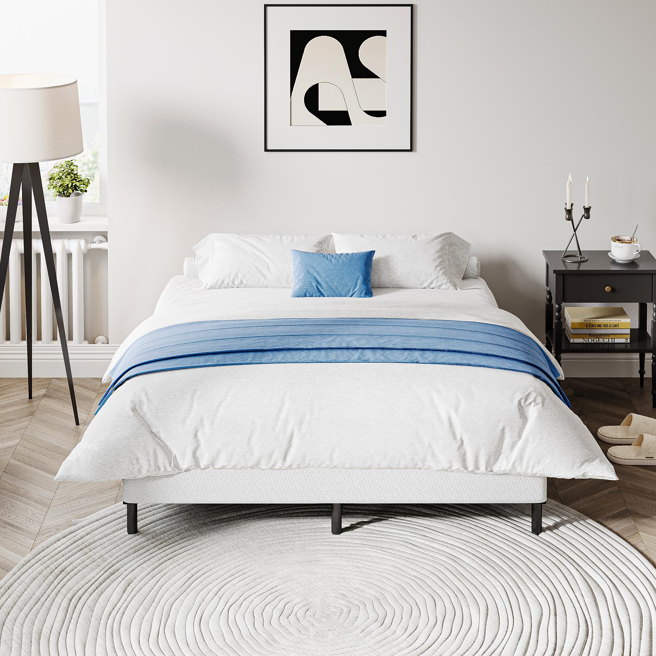 Queen-Box-Spring, 9 inch Box Spring for Queen Bed
