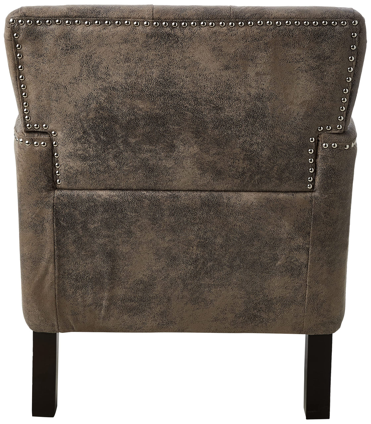 Knight Home GDFStudio Medford Brown Tufted Club Chair, Fabric Accent Chair