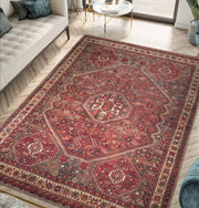 Design Machine Washable Area Rugs with Non-Slip Backing, Ideal for Hallway, Living Room