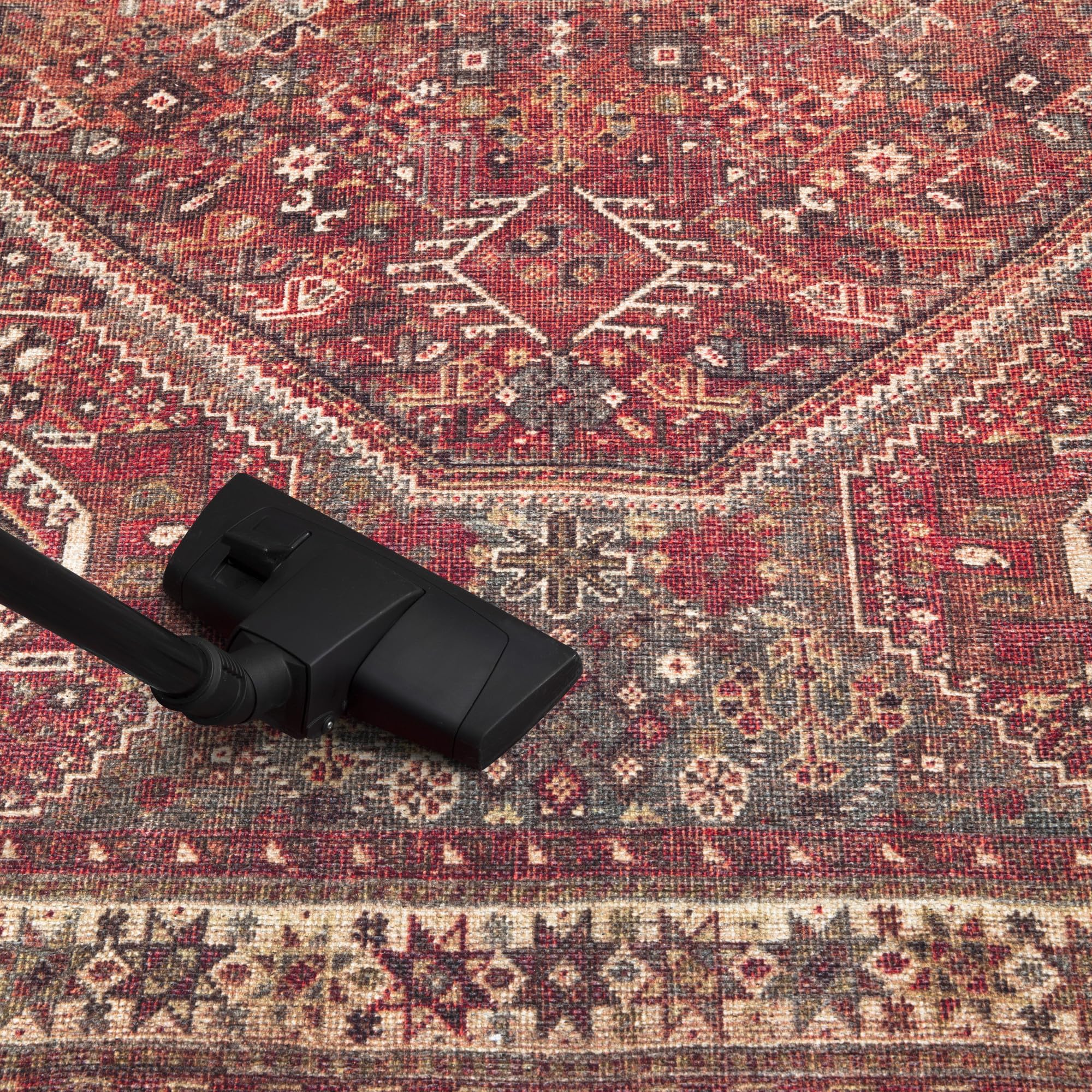 Design Machine Washable Area Rugs with Non-Slip Backing, Ideal for Hallway, Living Room