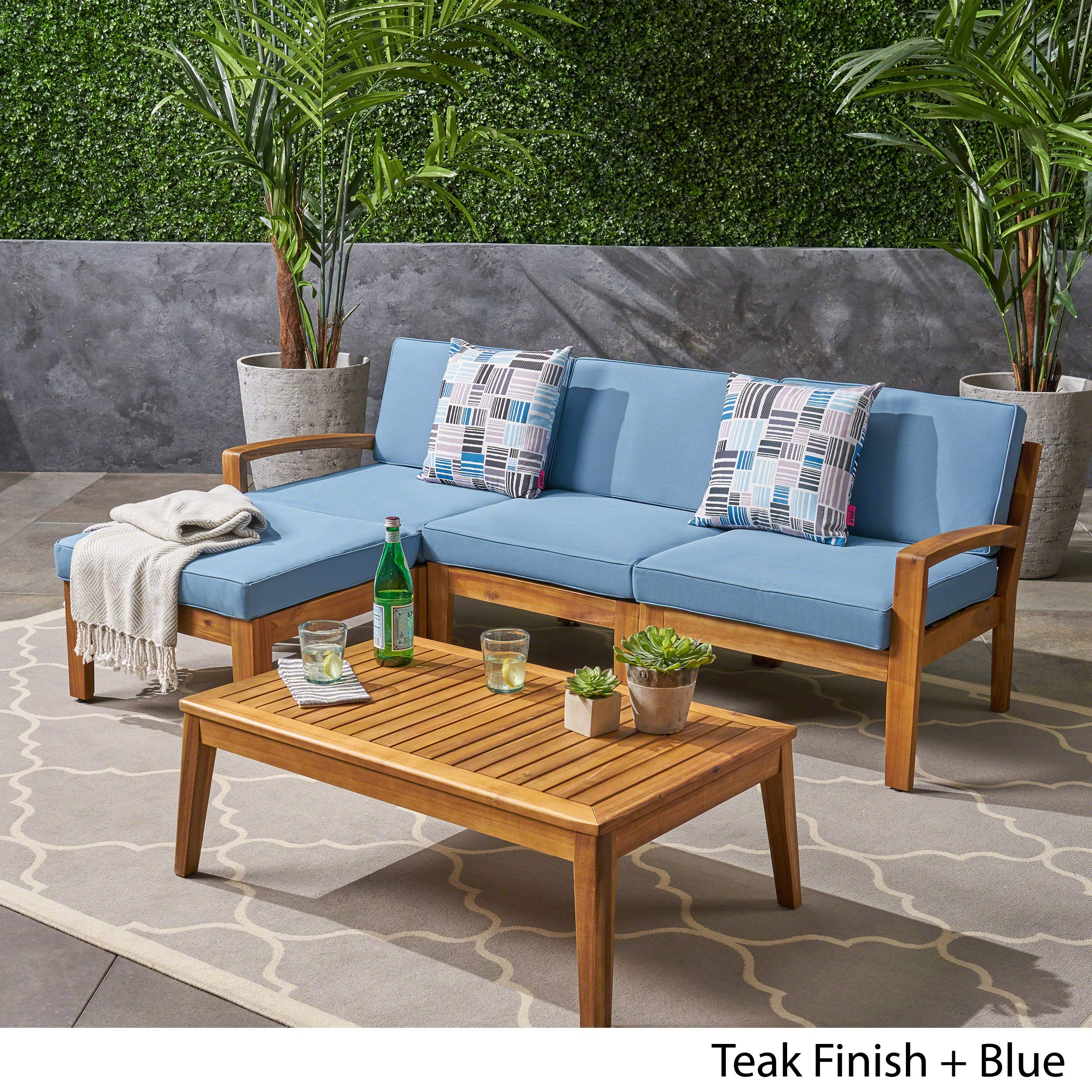 Grenada Sectional Sofa Set | 5-Piece 3-Seater | Includes Coffee Table