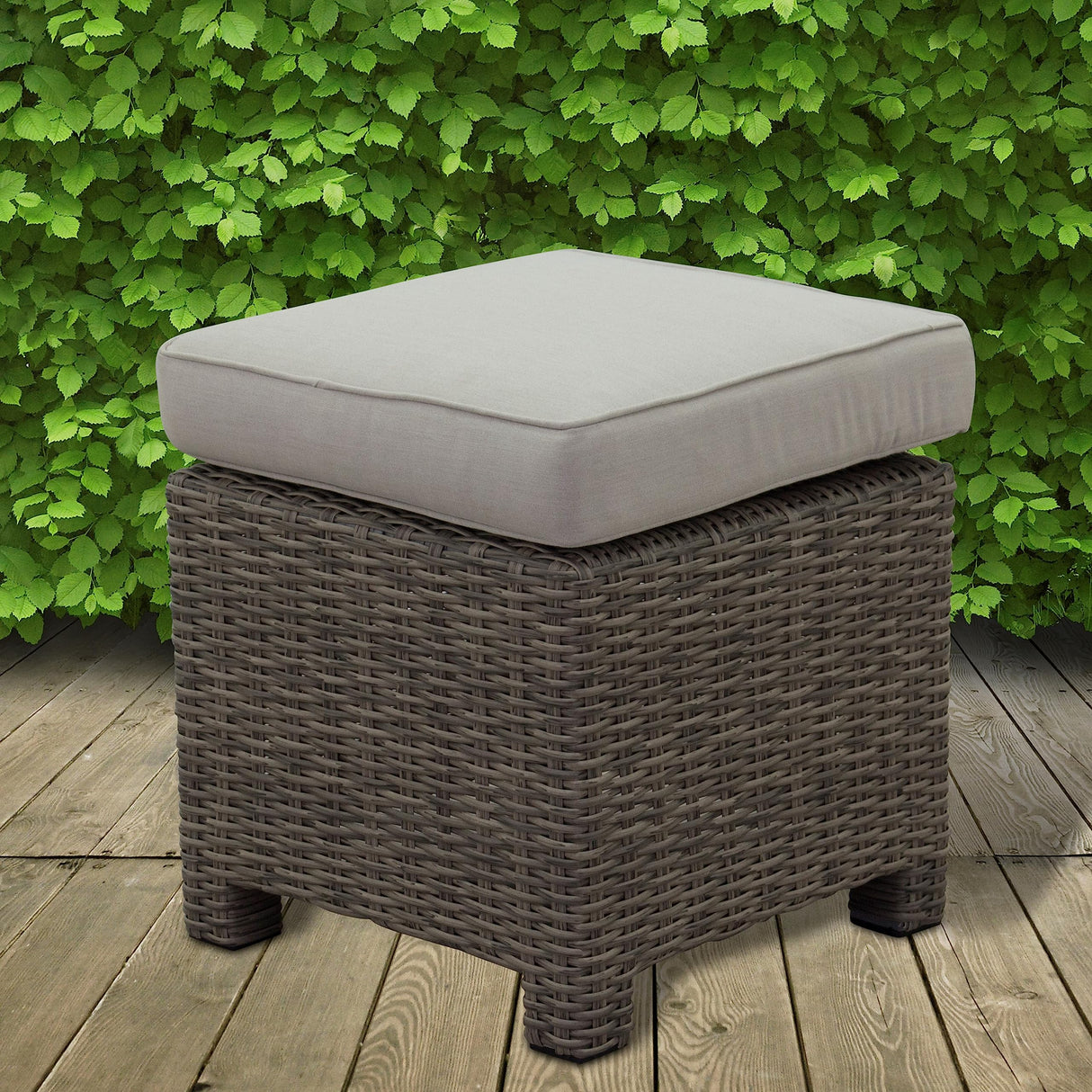 Courtyard Casual Capri Ottoman Solution Dyed Acrylic with EverBloc DWR Treatment