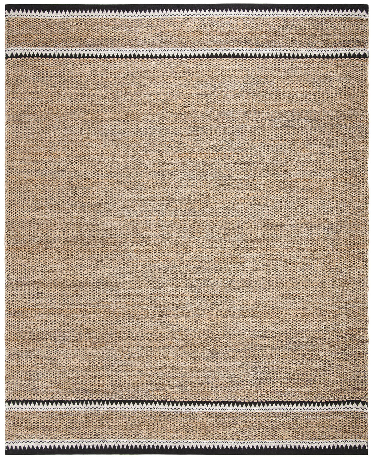 Natural Jute Area Rug 8x10 - Handwoven Boho Farmhouse Style