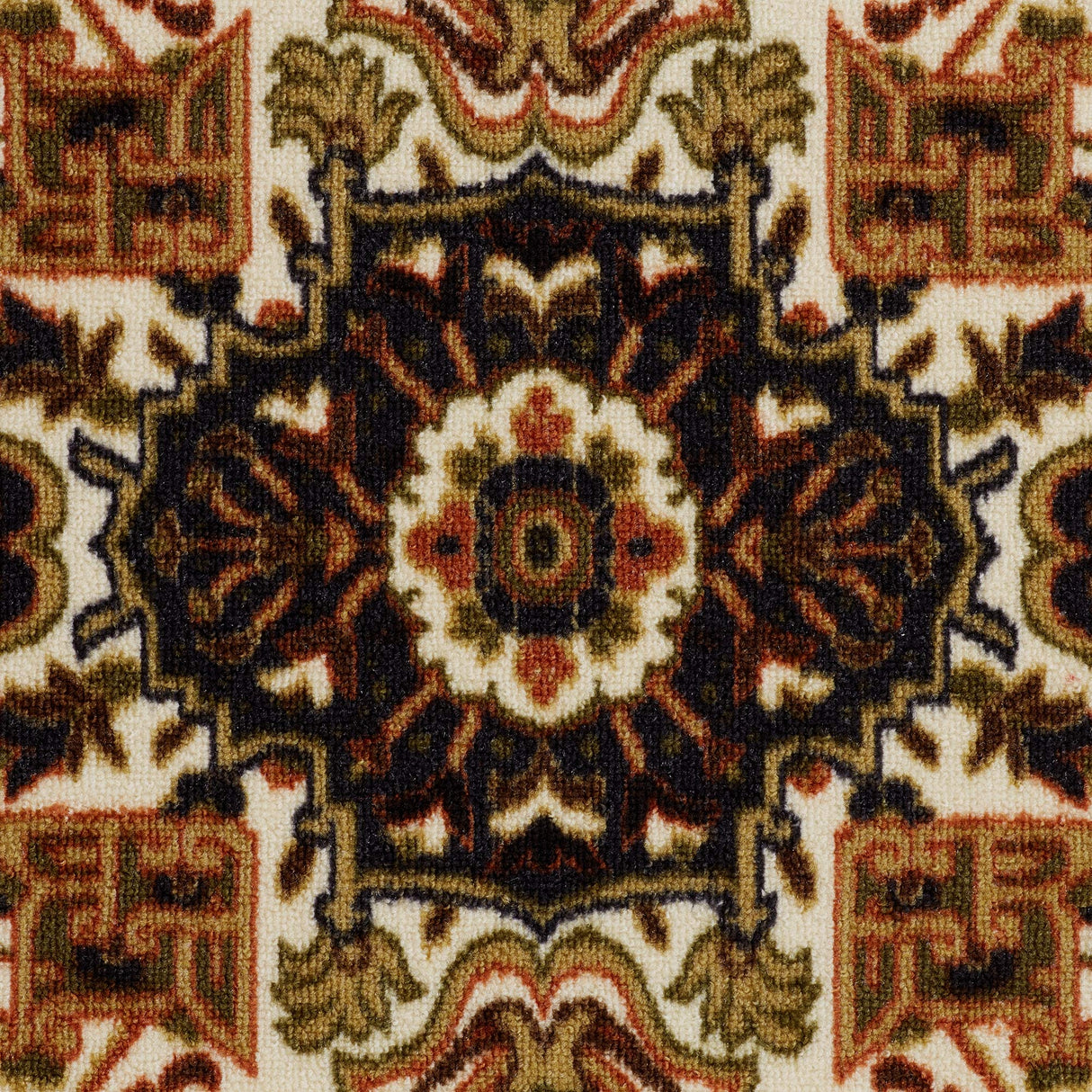Rugs Alfombras Oriental Traditional 8x10 Non-Skid (Non-Slip) Low Profile Pile Rubber