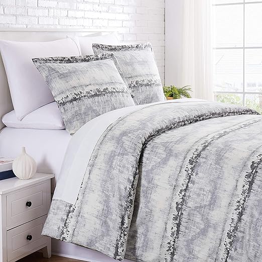 100% Cotton Duvet Cover King Size - Soft Duvet Cover King, 300 Thread Count