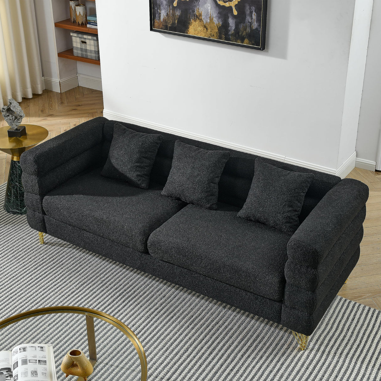 Comfy Bouclé Sofa Collection – Couch, Loveseat & Sets