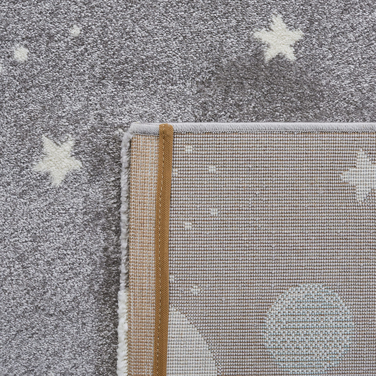 Carousel Kids Area Rug 10' x 14' Grey & Lavender