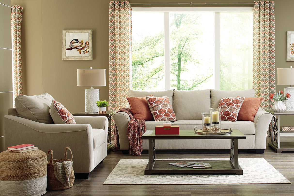 Sweed Valley Jute, Cotton & Farmhouse Poufs (19 x 19 Inches & 17.5 x 20.25 Inches)