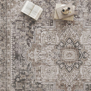 Vintage Area Rug 4x6 Washable Rug Non Slip Kitchen Brown Multi Indoor Living Room