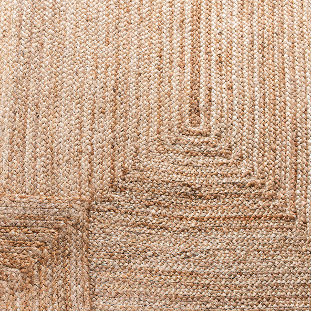 Cape Cod Collection Area Rug - 8' x 10', Natural, Handmade Flat Weave Jute, Ideal for High