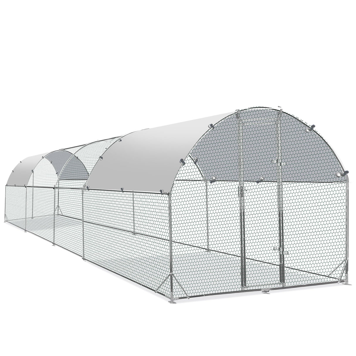 Betterhood 25ft metal chicken coop with waterproof oxford roof