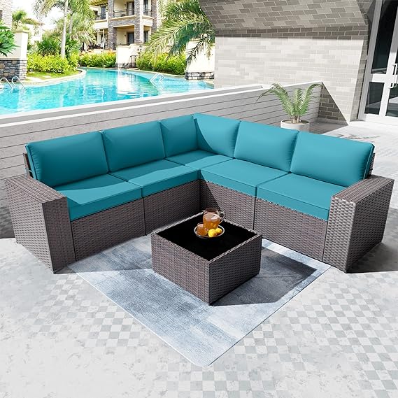 Waterproof Outdoor Patio Set, Modern All-Weather Patio Furniture Sets