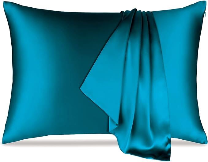 22 Momme Silk Pillowcase for Hair and Skin, Grade 6A Organic Silk Pillowcase