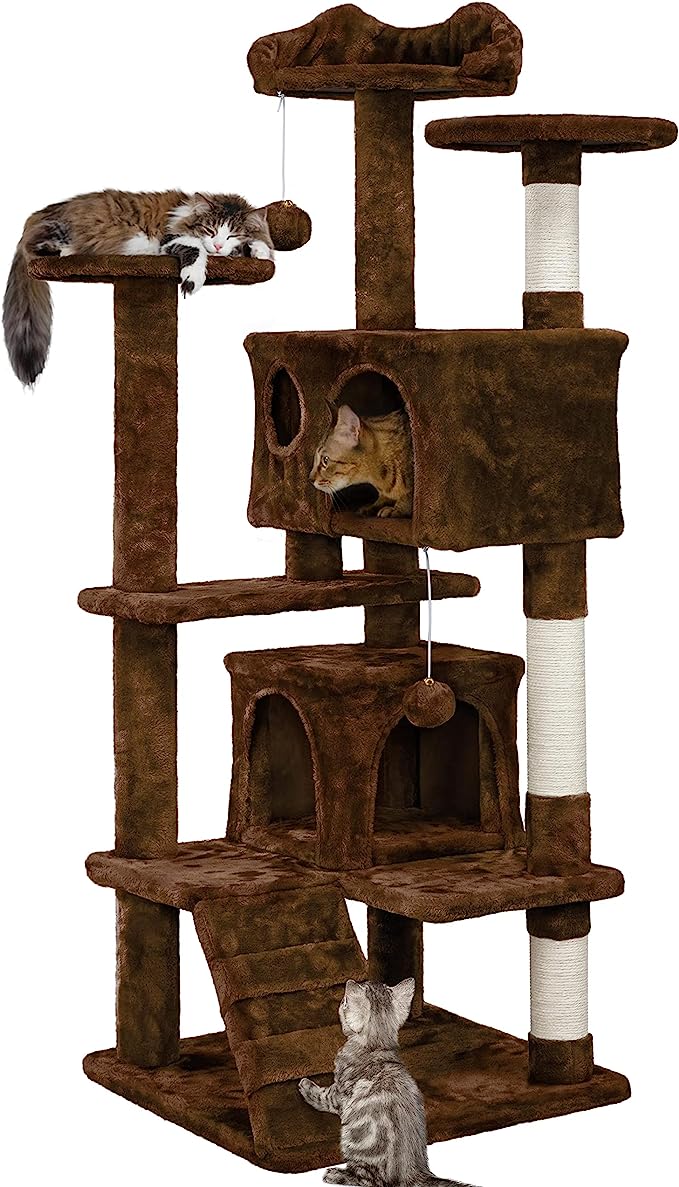 Condo Furniture Scratch Post for Kittens Pet House Play
