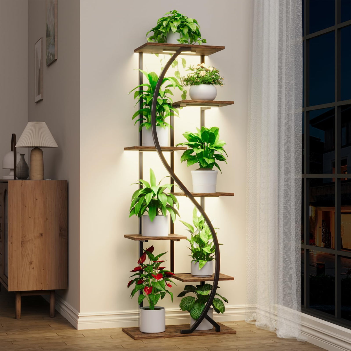 Compact and stylish plant rack for modern home dƩcor
