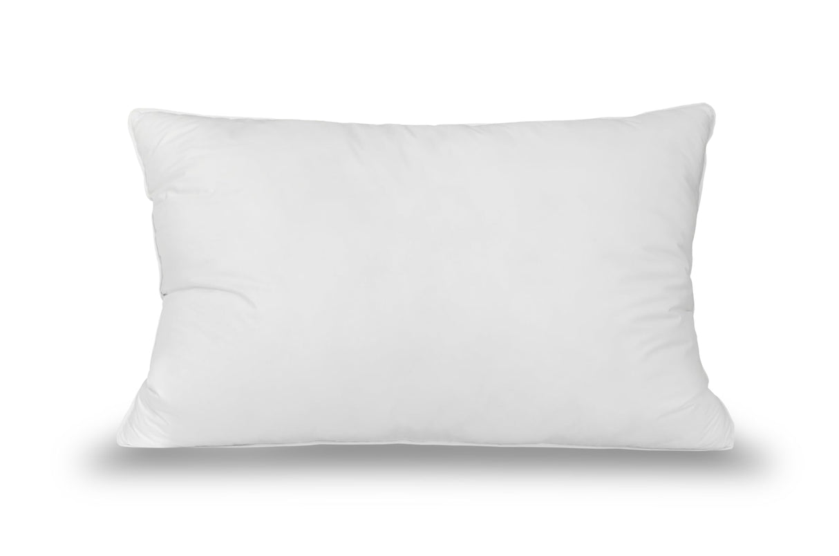 White Goose Down Pillow with Fine Cotton Shell