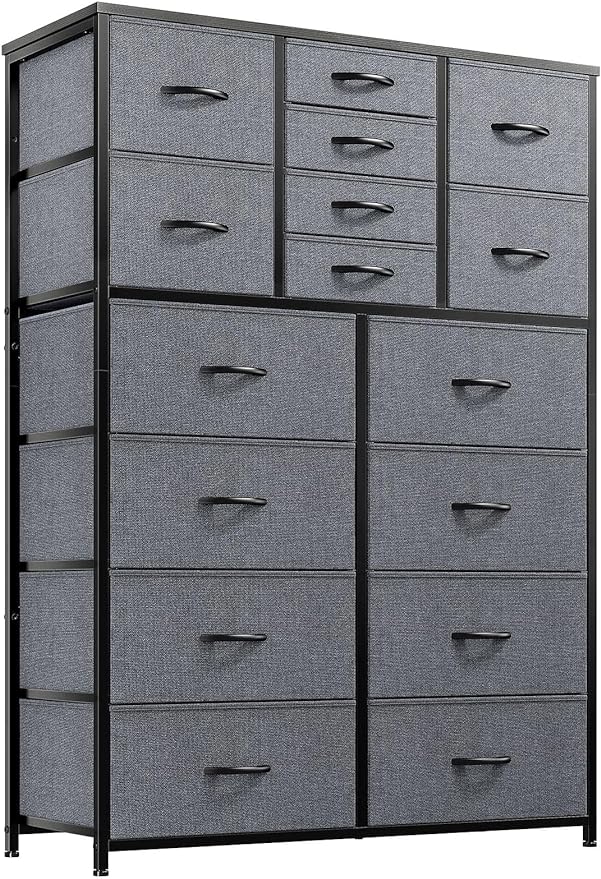 Dresser for Bedroom with 16 Drawer