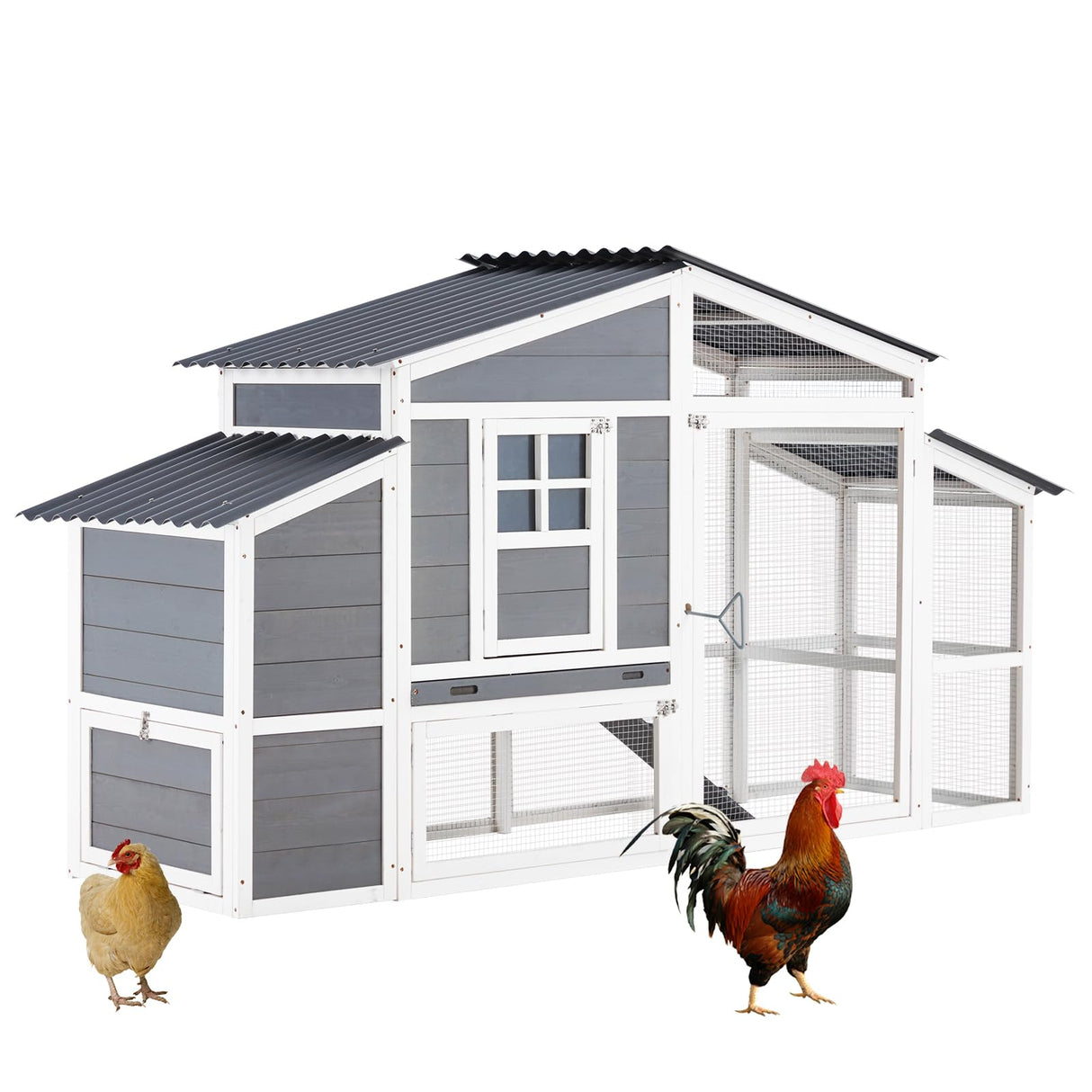 HenHaven wooden chicken coop with waterproof roof