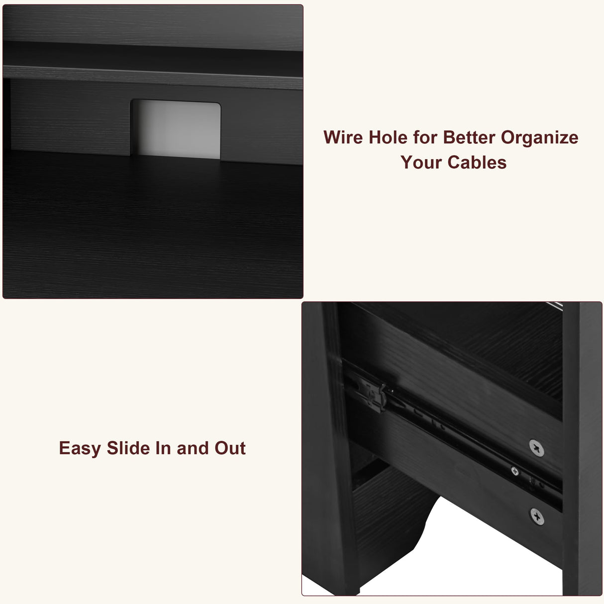 Industrial Style Office Desk with Storage & Organization