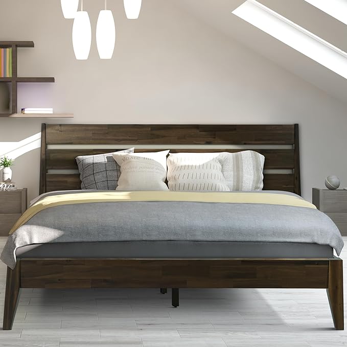 Wooden Frame with Headboard