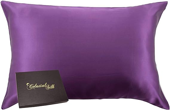 100% Pure Mulberry Silk Pillowcase Premium 25 Momme for Hair and Skin