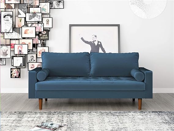 Diamond Tufted Chesterfield Sofa Living Room