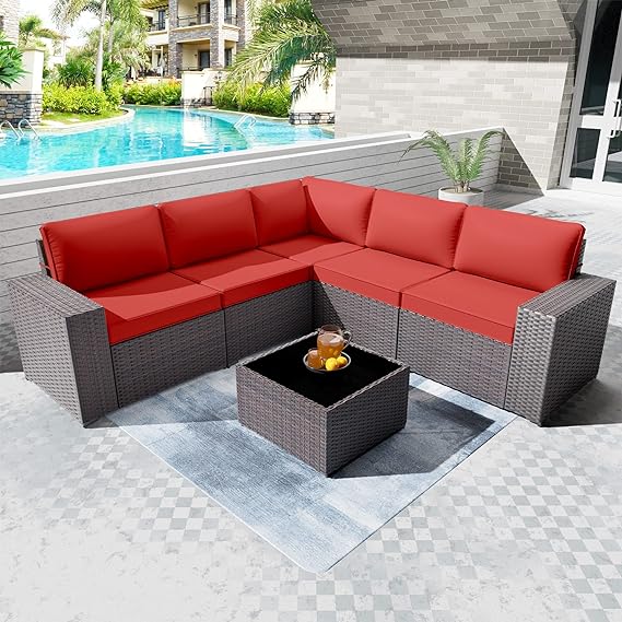 Waterproof Outdoor Patio Set, Modern All-Weather Patio Furniture Sets