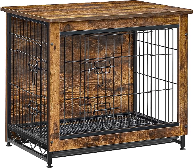 Dog Crate Furniture, Side End Table, Modern Kennel for Dogs