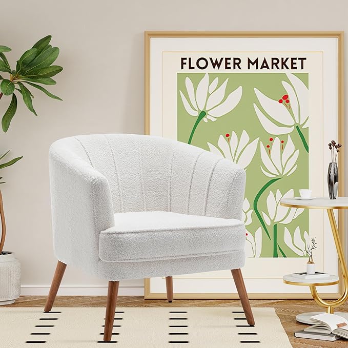 Bedroom Office Velvet Accent Chairs for Living Room