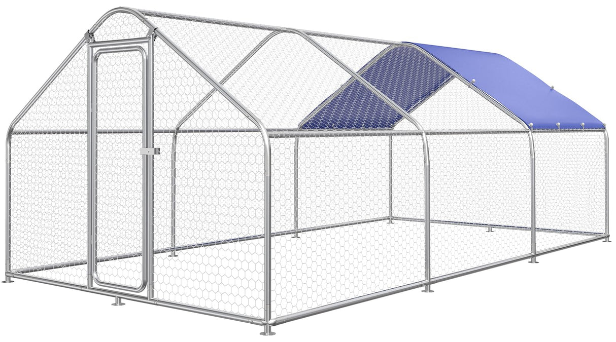 SinoLuban™ outdoor chicken coop in 3 sizes with zinc-coated frame