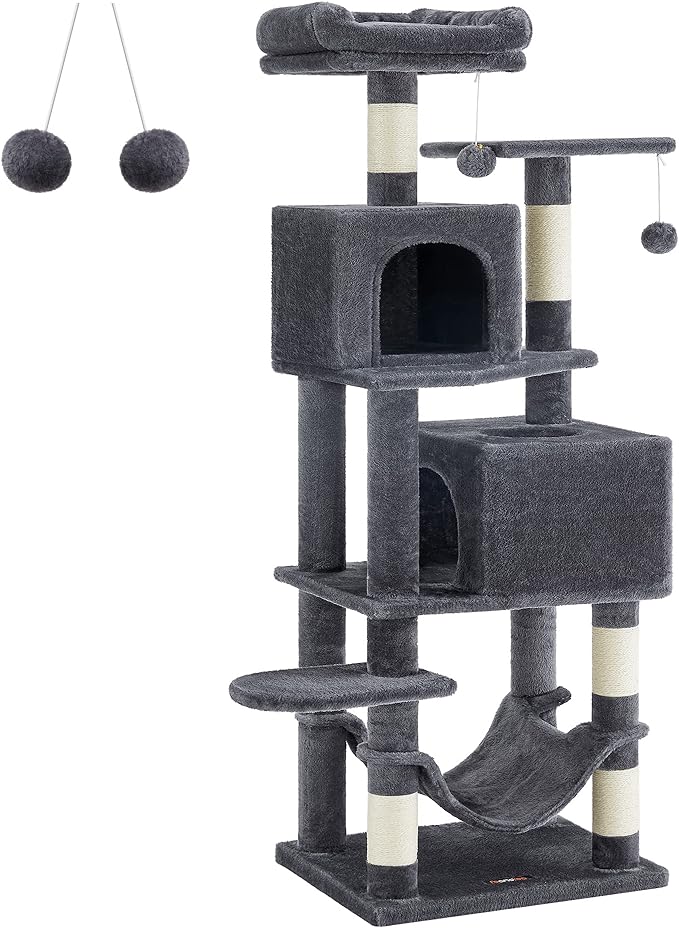 Cat Tree 61-Inch Cat Tower for Indoor Cats