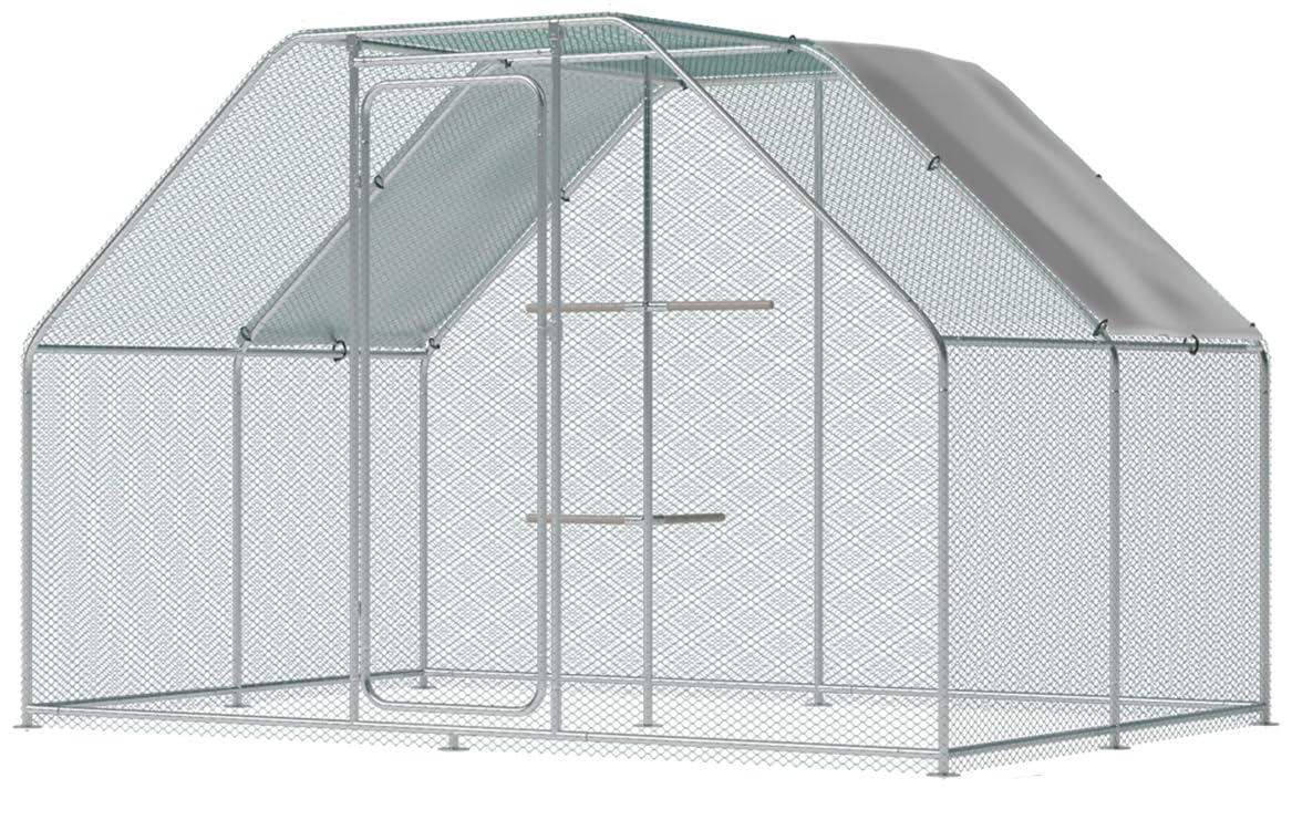 SteelHaven XL galvanized 10x10 metal chicken coop