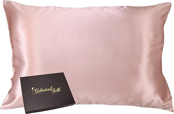 100% Pure Mulberry Silk Pillowcase Premium 25 Momme for Hair and Skin