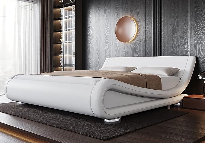 Queen Size Bed Frame with Ergonomic